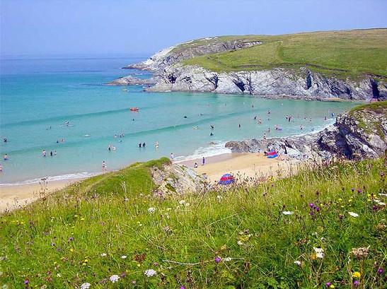 Porth-joke beach Crantock.