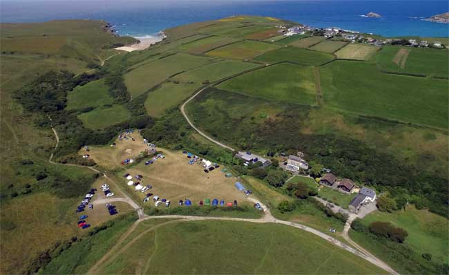 Treago Mill campsites